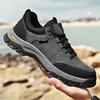 Sports non-slip versatile lace-up tooling casual shoes outdoor shoes men's genuine leather soft-soled low-top mountaineering shoes