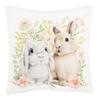 TG80610-14 EASTER FLOCKED BUNNY WITH BOW