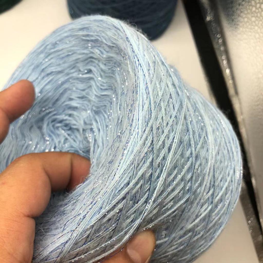 Ultra Soft Cashmere Silk Mohair Hand Knitting Yarn Material Kit Premium Spun Yarn Hand Mixed Twist True Silk  Hair