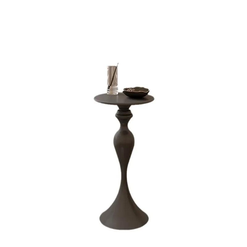 Nordischer Tisch Runder Couchtisch Wohnzimmer Luxuriöser Couchtisch Dekorationszubehör Edelstahl Heimmöbel Design