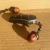 1PC Engraved Wooden Acorn Pine Cone Keychain Vintage Creative Cute Ornament for Keys Backpacks and Purse