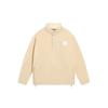 Li Ning Sports Life Collection Logo Pattern Stand Collar Long Sleeved Fleece Lined Sweater Unisex AAES939-3