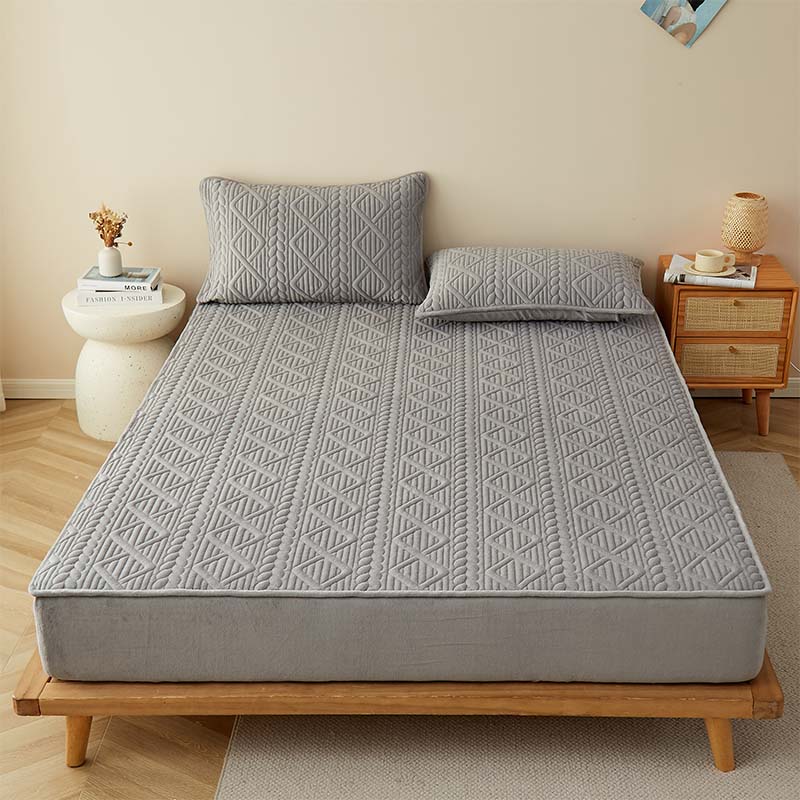 High Weight Milk Velvet Antibacterial Soybean Cotton Bedding Sheet
