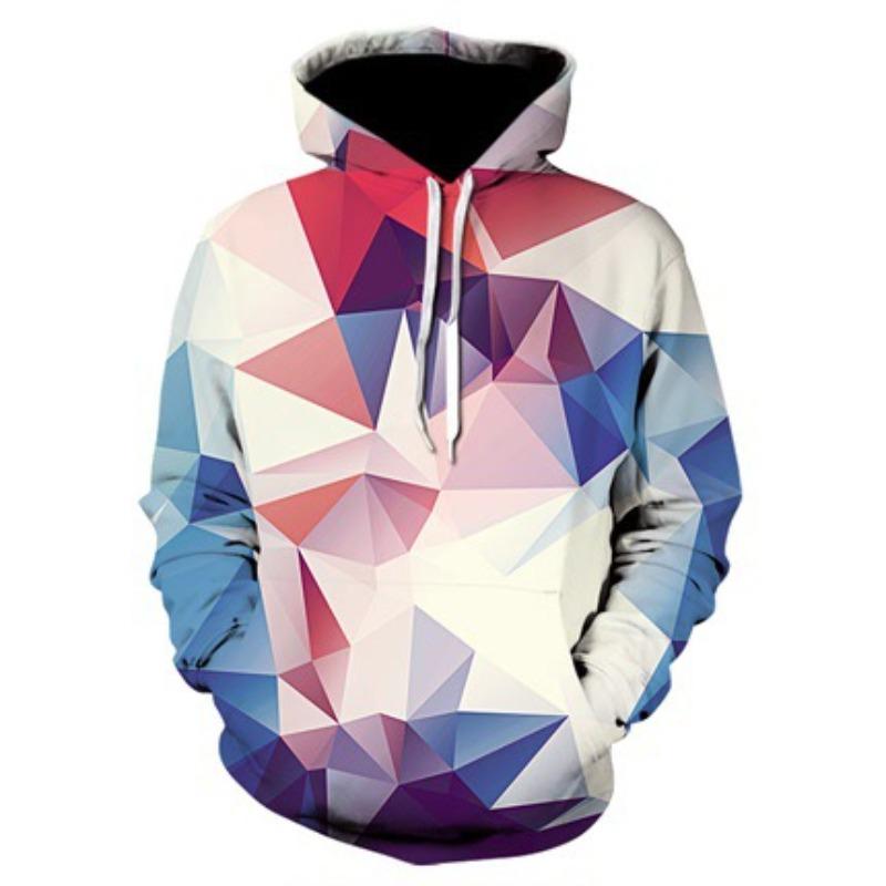 Fashion Printed Men's Sweatshirt Casual Loose Hoodies Sweatshirts Men’s