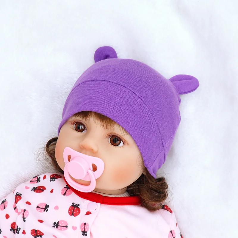 New Baby Hat For Boy Girl Fashion Ears Bonnet Cute Pography Props Hats Newborn Beanie Kids Outdoor Warm Knitted Beanie Cap