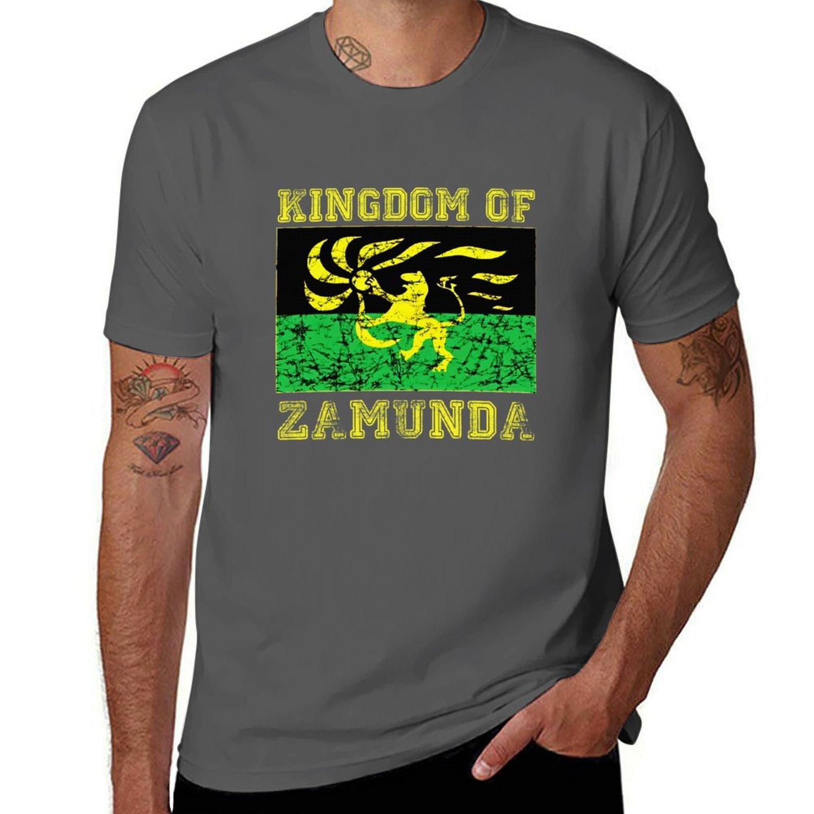 Kingdom Of Zamunda Coming To America T-Shirt blanks sweat oversized t shirts for men 4XL