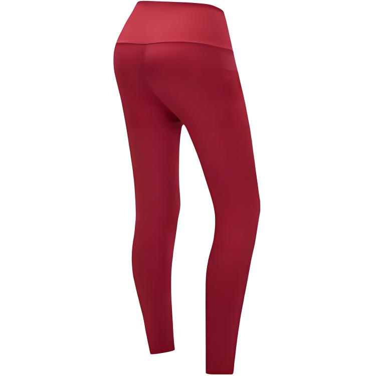 Anta Fitness Series Casual Simple Solid Color Sports Long Pants Women Bottoms European-Leaf-Red 962517304-1