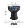 Ceramic Dinner Bowls High Feet Snack Bread Dessert Tray Soup Basin Soup Bowl Restaurant Round Specialty Tableware Cooking Plates
