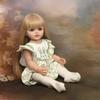 Adorable Betty Reborn Toddler Doll for Age 3+ Years Old Girl 22'' 55CM Silicone Full Body Long Pasted Hair Princess Realistic Newborn Baby Doll Toys