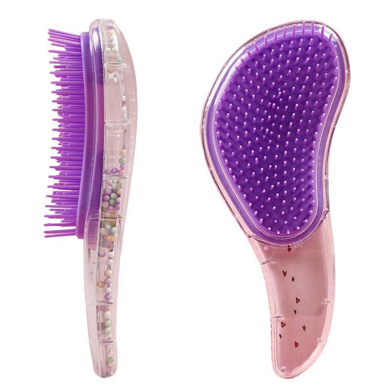 Transparent Anti-Knot Cartoon Hair Comb for Kids