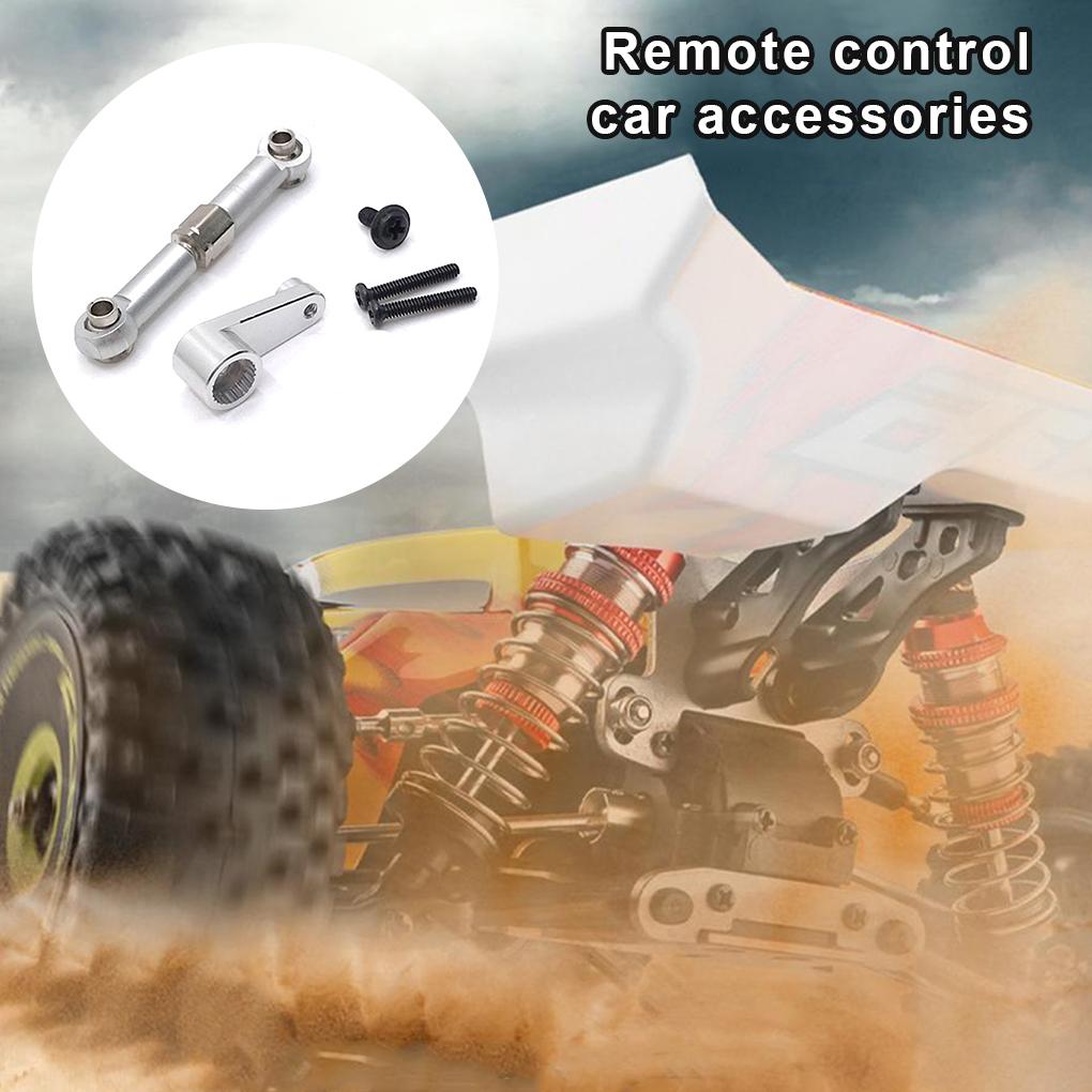 Metal Servo Arm Car Linkage Link Rod Crawler Auto Upgrade Spare Parts Modified Set Supplies Replacement for 144010 144001