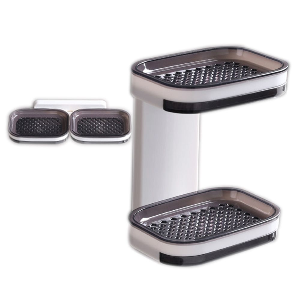 Suport de săpun pentru baie, suport creativ pentru depozitare pe perete, săpunieră montată pe perete, organizator, suport pentru săpunieră