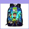 Mochila Infantil Ben 10 com Material de Nylon e Alças Confortáveis para Escola e Uso Diário