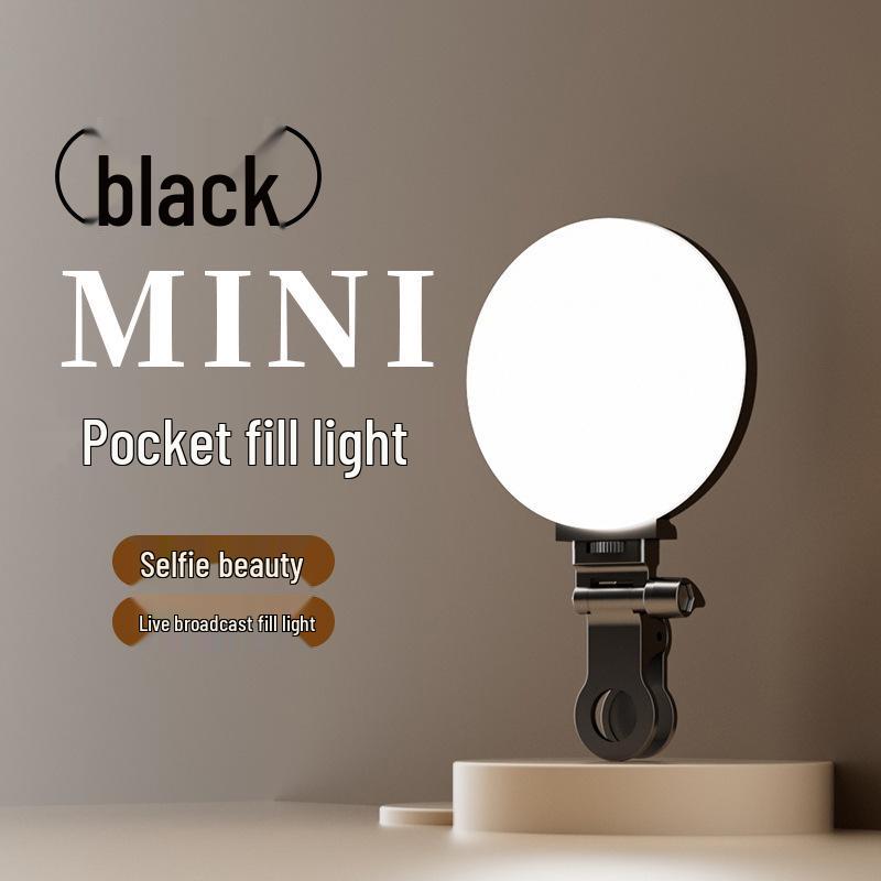 LED Pocket Light: Three-Color Temperature Selfie & Photography Fill Light