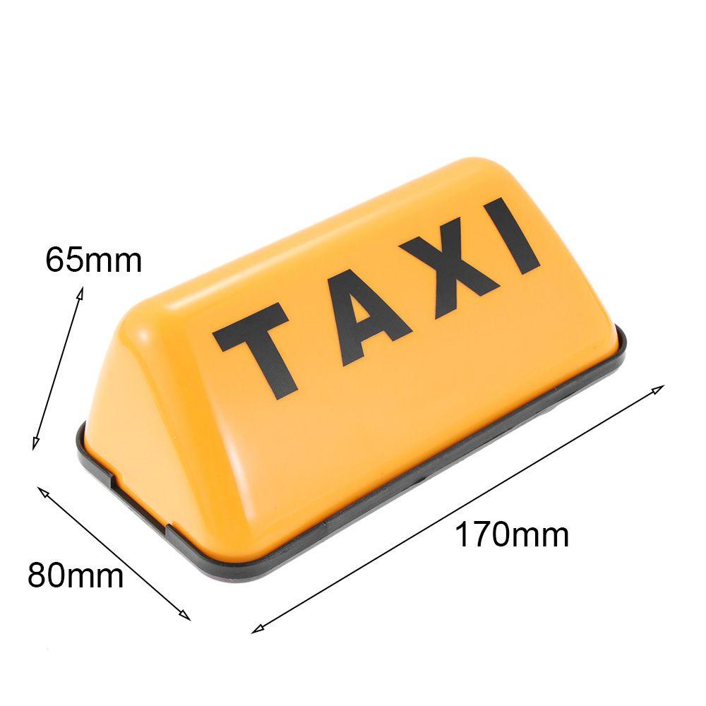 ABS 12V COB Light Taxi Sign Cab Roof Top Topper Adhesive Car Sign Lamp