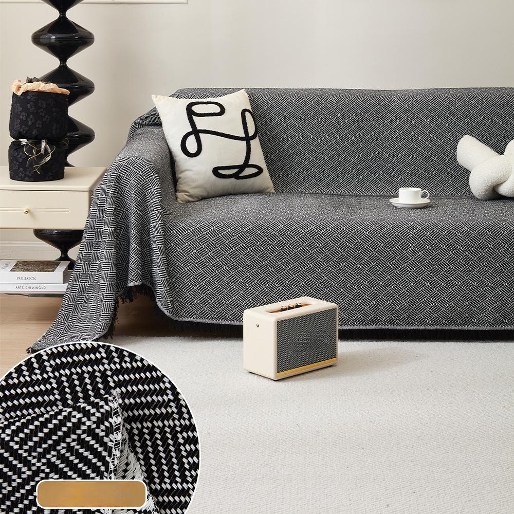 

Кремовое ветровое одеяло для пикника и кемпинга, диванная подушка, четыре сезона, универсальный чехол для дивана «все включено», полотенце 90x180 cm