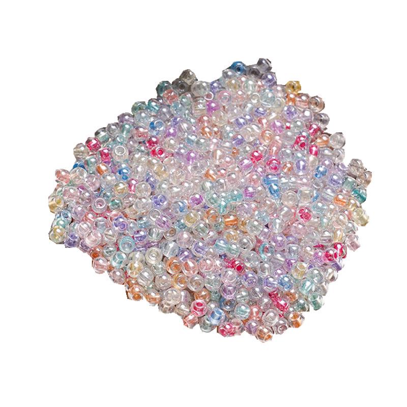 4mm Gold-Revealing Glass Rice Beads for DIY Jewelry: Bracelets, Necklaces, Hairpins, Tassels