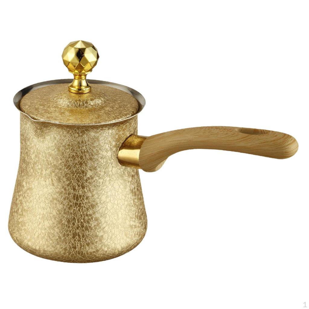 Coffee Pot Butter Milk Warmer Jug Chocolate Melting Teapot for Home Restaurant Office