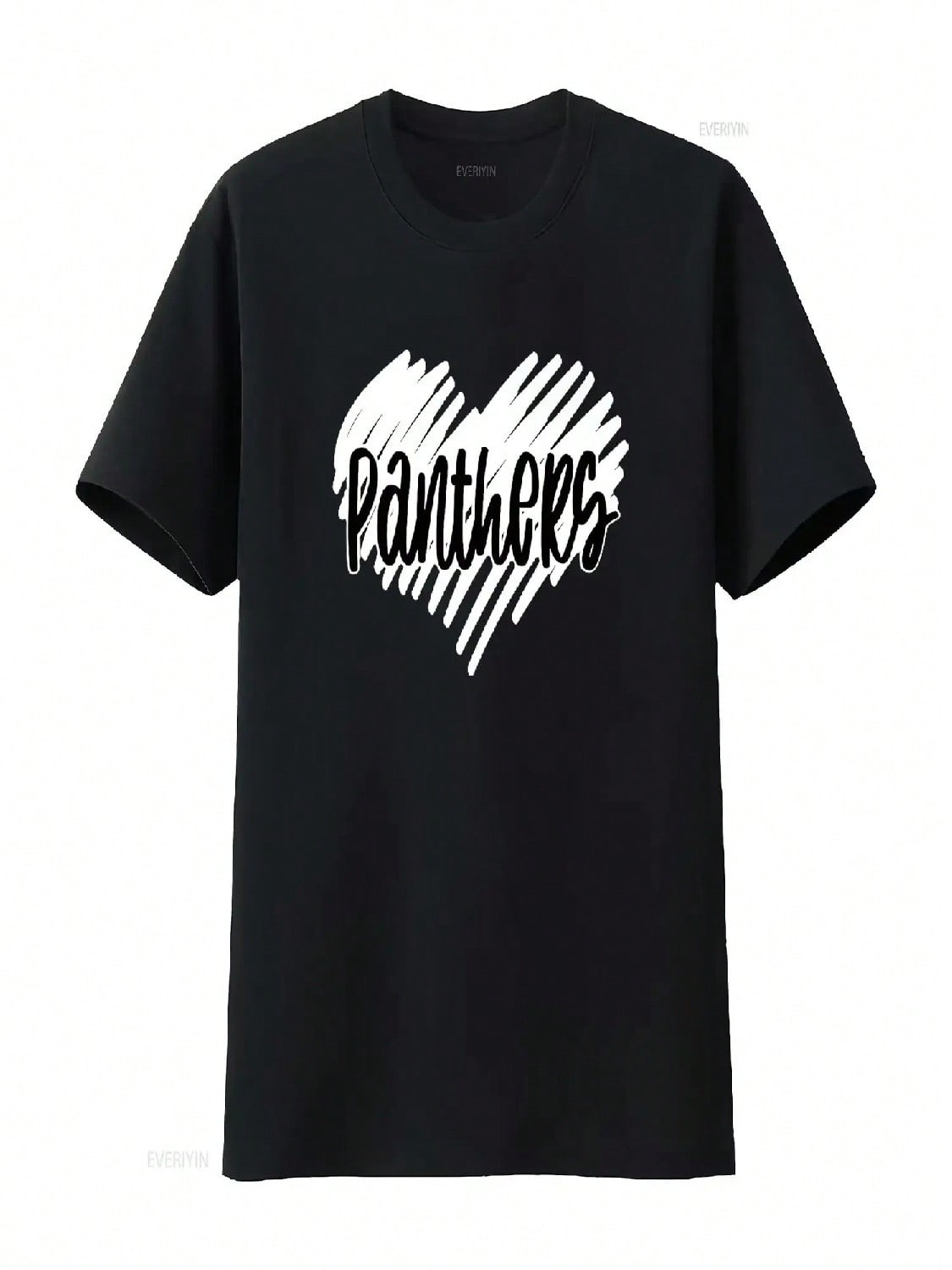 School Spirit Panthers Panther Pride T Shirt Vintage Washed Homme Fashion Stretched Top For Everyday Wear Unisex Casual S разноцветный