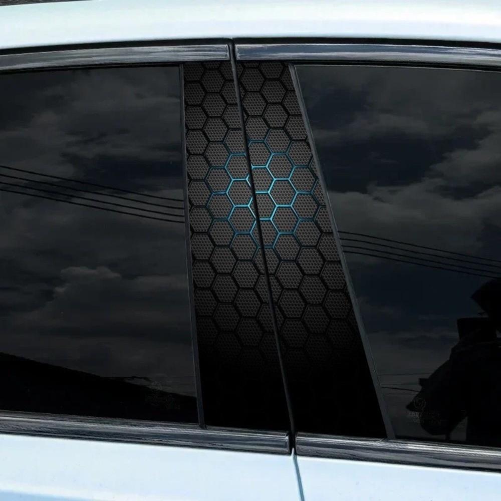 Nové včelí plástve Auto Samolepky Vodotěsné DIY Kryty B Sloupku Samolepicí Odolné proti Poškrábání Auto Styling Dekorace Samolepka