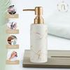 Ceramic Shampoo Dispenser for Bathroom (250 Ml) - Handwash Dispenser Bottle with Pump for Kitchen - Liquid Soap Dispenser for Wash Basin