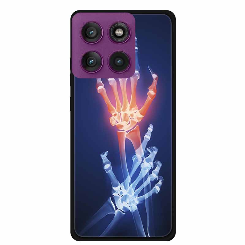 6.7" For Motorola Edge 60 Pro 5G Case Coque Shockproof Black Silicone TPU Soft Back Cover For Motorola Edge 60Pro Phone Case Bag