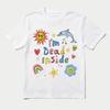 Men's Dark Humor Irony I'm Dead Inside Print Graphic T Shirt Cotton Unisex Tee All-season Casual Oversized Loose Short Sleeve