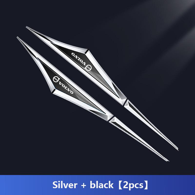 

2pcs Metal volvo Logo Car Fender Side Wing Emblem Badge Sticker For VOLVO XC60 XC90 S60 S90 XC40 V90 S40 V40 XC70 C30 C70 S80
