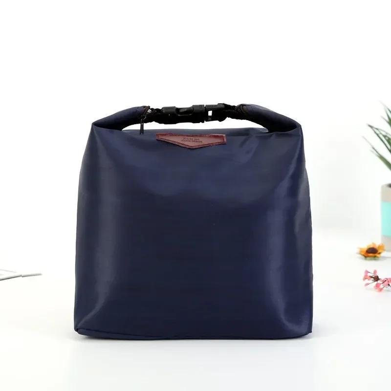 Portable Bento Pouch Thermal Cooler Lnsulated Waterproof Lunch Meal Food Carry Storage Bag Fashion Picnic Bag Worker Student