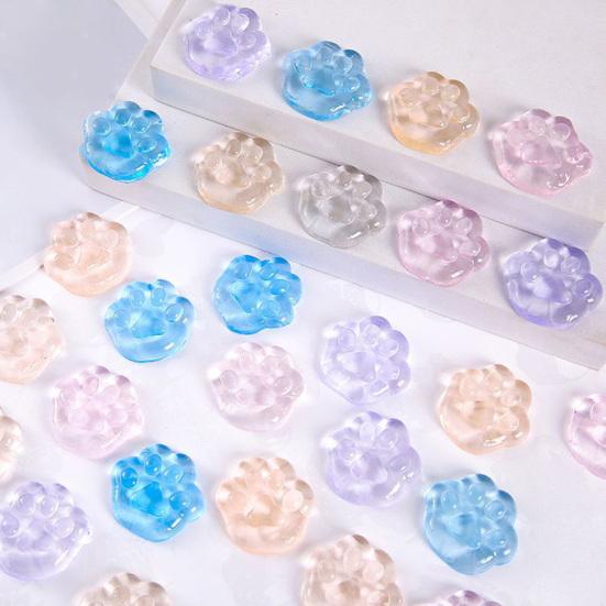 24Pcs Cat Paw Squishes Toy Slow Rebound Flexible TPR Stress Relief Funny Kitten Claw Squeeze Fidget Toy Kids Adults Birthday Gift