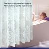 White Simple Living Room Curtains Durable And Long-Lasting Window Curtain Waterproof