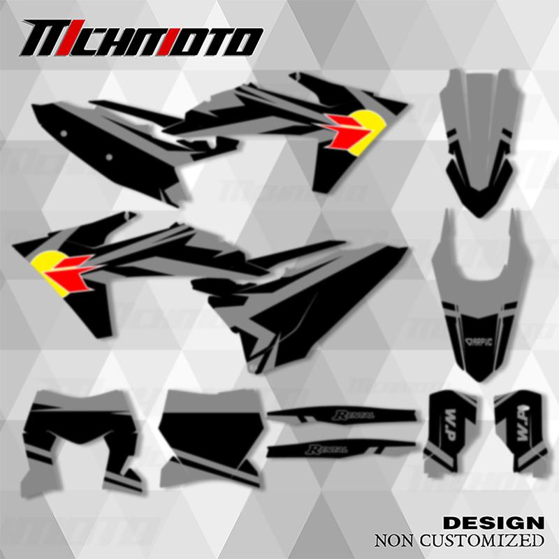 MCHMFG For KTM SX SXF 2007-2025 EXC XCW 2008-2026 Team Motorcycle Graphics Background Decals Sticker Kits