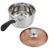 18cm Soup Pot 304 Stainless Steel Single Handle Food Supplement Saucepan Cooking Supplies