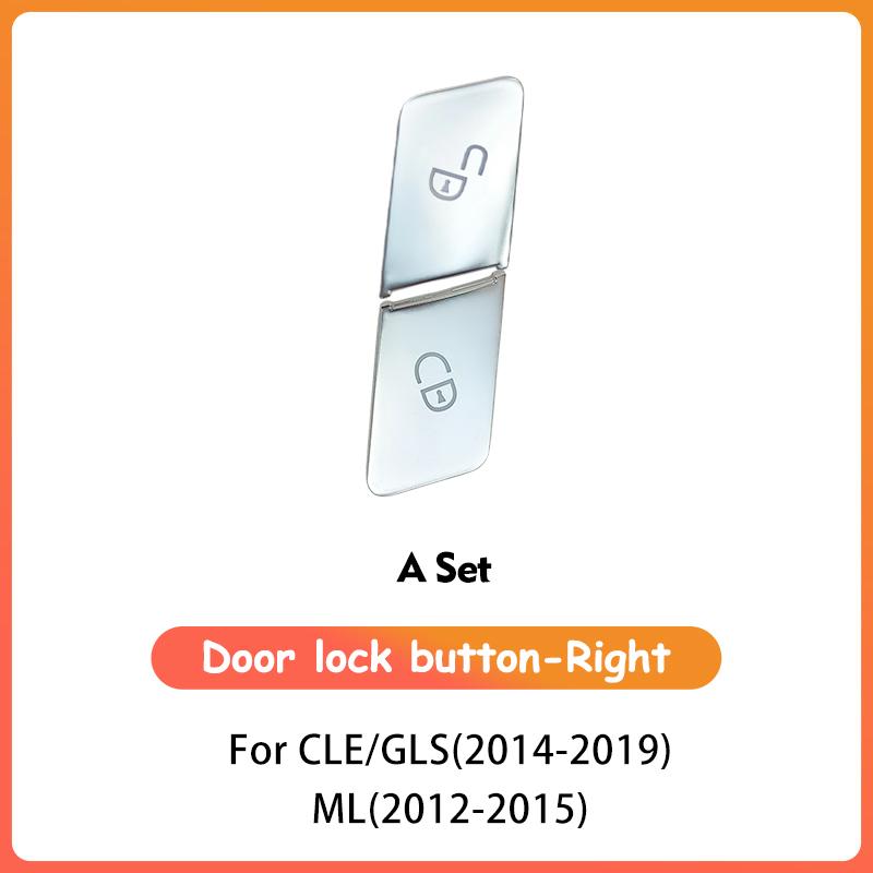 Window Switch Button Cover Cap For Mercedes-Benz GLE GLS ML W463 W166 X166 A-Klasse W176 CLA Coupe C117 X204 Accessories