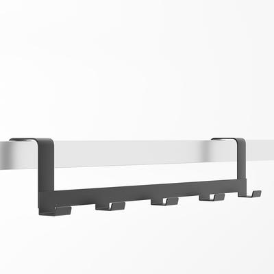 [VECELO] Gancho Colgador de Puerta Negro 30cm - gancho de puerta