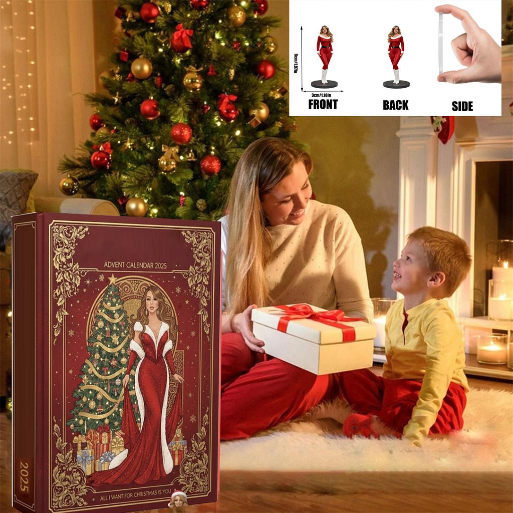 Christmas Advent Calendar,The Countdown Calendar Includes 24 Gifts, Countdown Calendar, And Surprise Gift