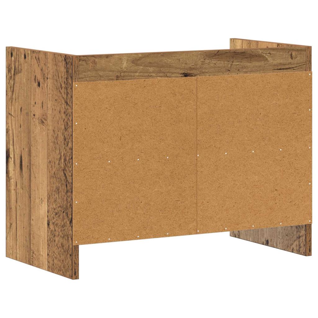 TV Stand 60 x 33 x 47 cm Reclaimed Wood Effect Engineered Wood