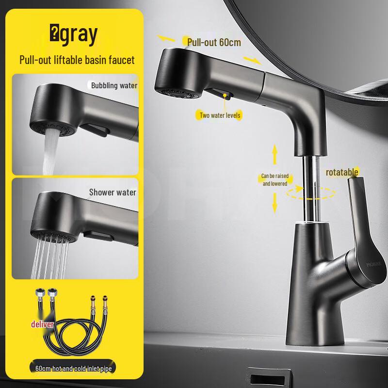 

TLXT Gunmetal Grey Basin Faucet