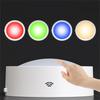 USB Rechargeable LED Puck Light  RGB Color  3 Lamps  1 Remote and Timer  Holiday Fairy Decoration for Bedroom Foyer  86mm
