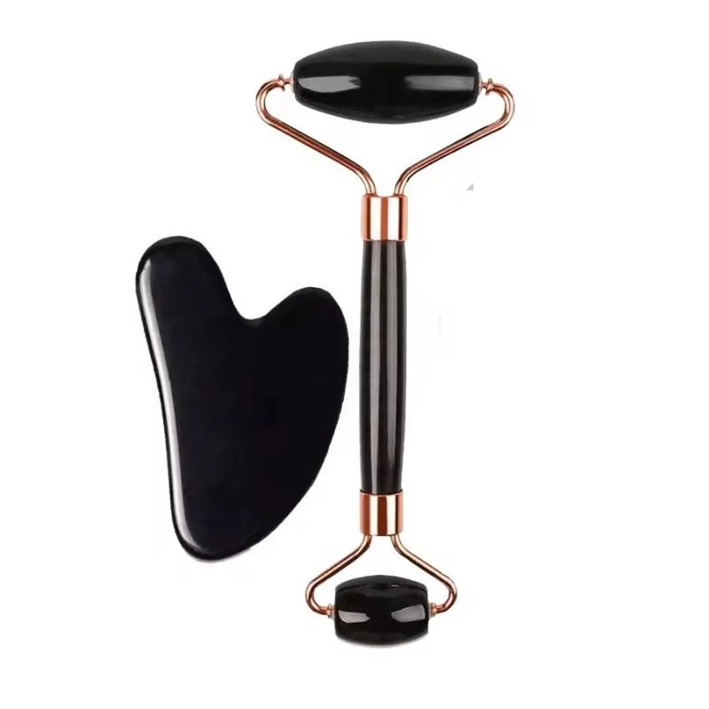 1/2/3 шт. Ледяной ролик для лица, Набор ледяных роллеров для ухода за кожей лица, Набор инструментов для лица GuaSha, Массажный ролик для лица, Лифтинг, Контурирование 2PCS-Black