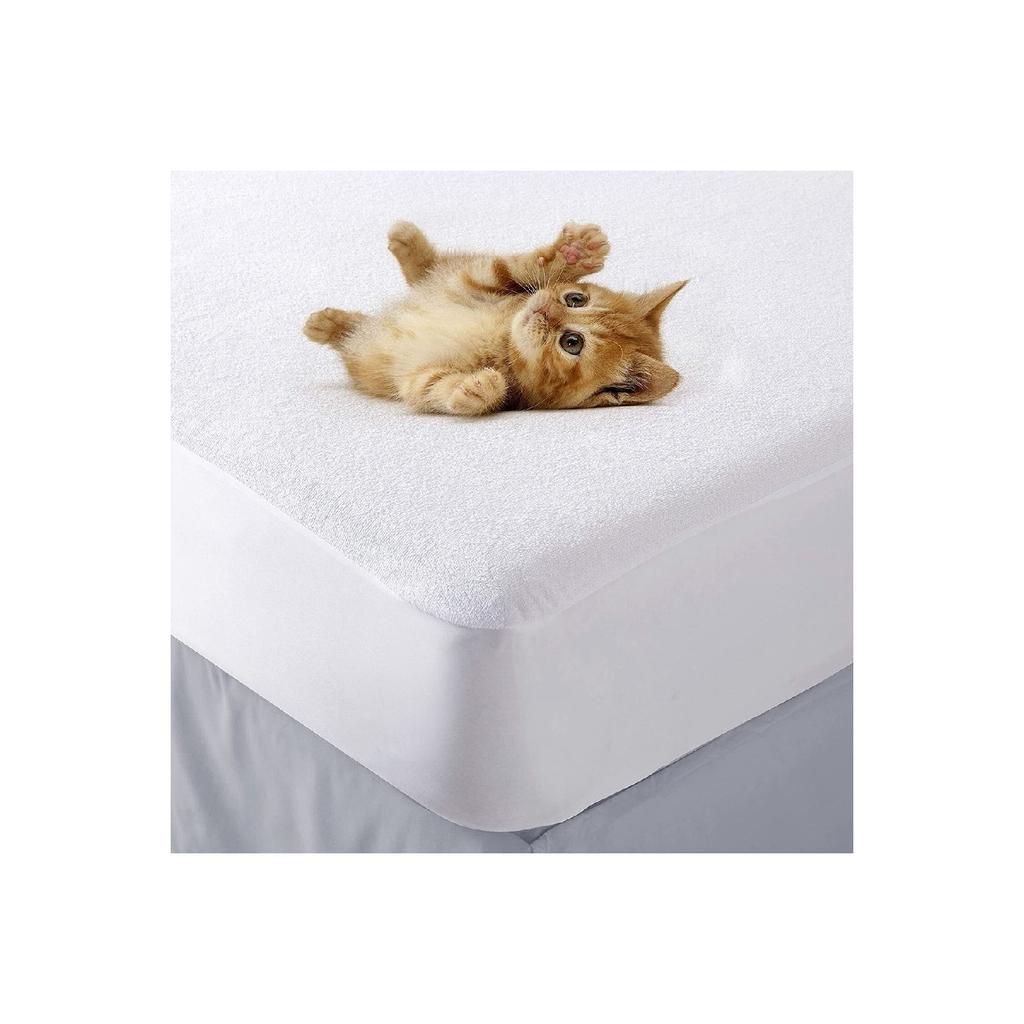 100% Micro Fabric Full Edge Liquid Proof Fitted Mattress Protector Sheet Mattress Mattress Mfsg