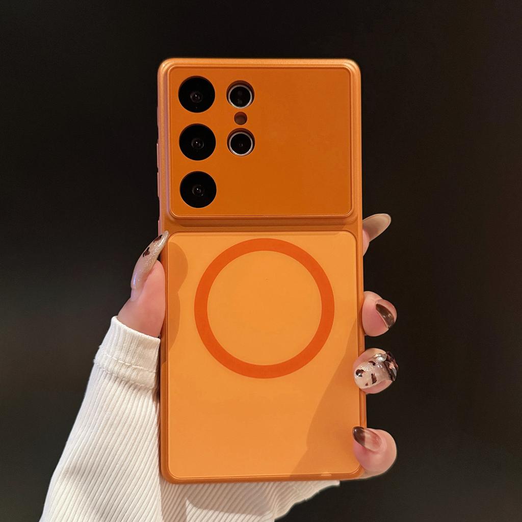 AG Nano Matte Tempered Glass For Magsafe Wireless Charging Case for Samsung Galaxy S26 S25 S24 S25 Ultra Hard Shokproof Cover