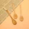 Wooden Round Bamboo Spoon Soup Tea Coffee Salt Spoon Jam Scoop Kitchen Tools