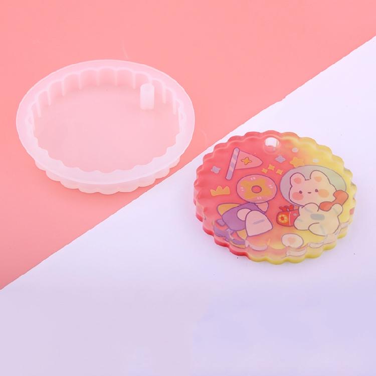 Round Oval Heart Listing Mold Epoxy Silicone Mold Jewelry Casting DIY Crafts
