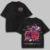 2026 Summer Hot Sale Anime Hazbin Hotel Vintage T-shirt Y2K Unisex Gothic Washed Clothes Hip Hop Streetwear Oversized T-shirt