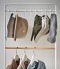 Yamazaki Tower Hat Storage Coat Rack with Hooks, White, Approx. W50 x D42 x H167cm, Model 6129
