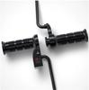 Universal Motorcycle Heated Grips 22mm Molded Grips ATV Heaters Temperature Control Hot Handlebar with USB