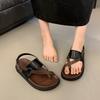 Fashion Roman sandals toe sandals women's 2025 new summer niche fashion set toe beach sandals