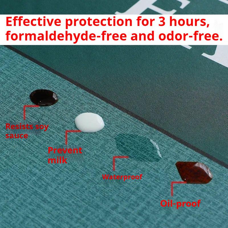 High-end Light Luxury Tablecloth Waterproof, Oil-proof, Anti-scalding and Wash-free PVC Simple Tablecloth Coffee Table Mat