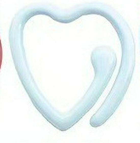 Love Heart Metal Painted Stitch Markers for Knitting and DIY Yarn Projects